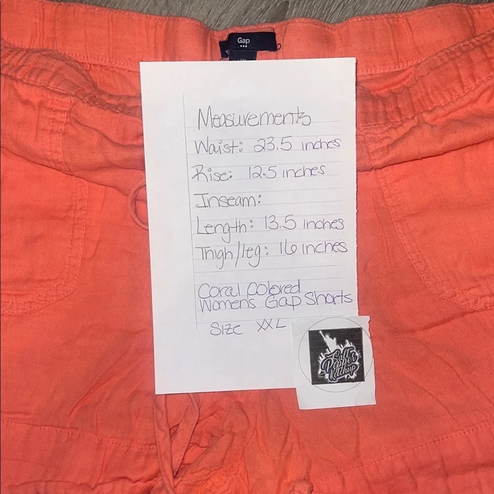 Gap Coral Shorts Women's Size XXL